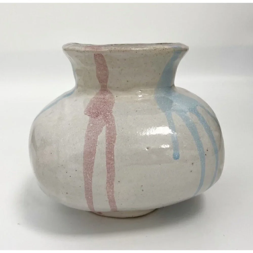 Vintage Studio Art Pottery Ceramic Glaze Vase